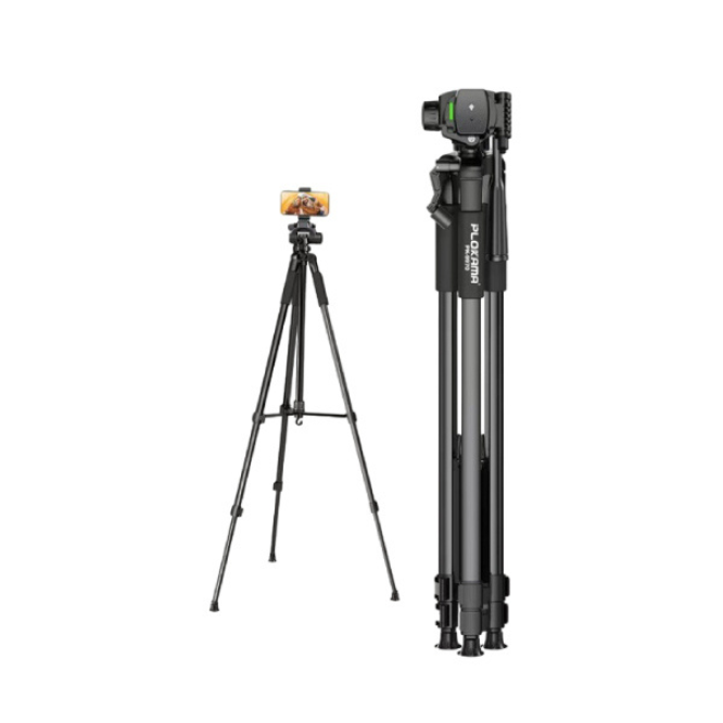 Plokama PK-9970 Tripod – 180cm Professional Camera & Mobile Tripod with Bluetooth Remote & Carry Bag | FoneHouse Sri Lanka