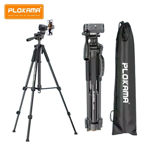 Plokama PK-9990 Tripod – 180cm Professional Camera & Mobile Tripod with Bluetooth Remote & Carry Bag | FoneHouse Sri Lanka