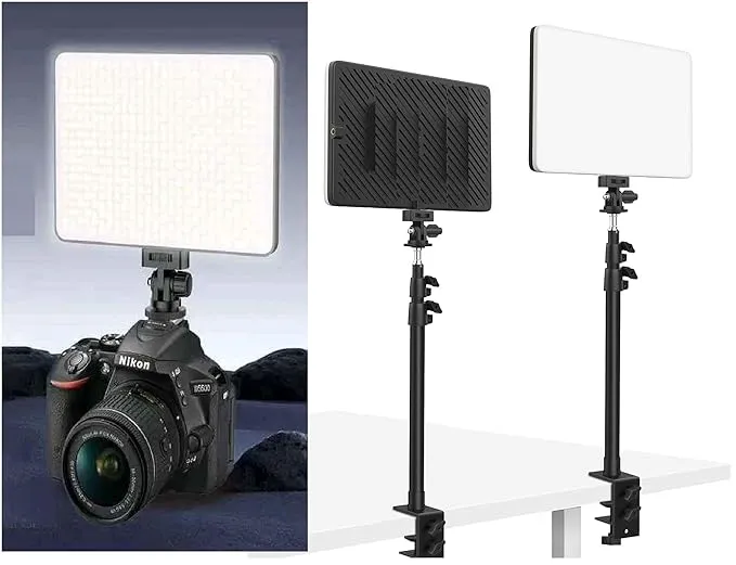Plokama U480 Rechargeable LED Fill Light – Powerful 20W, 5000mAh Battery, 3 Colour Modes, 270° Rotation & USB-C Charging | FoneHouse Sri Lanka