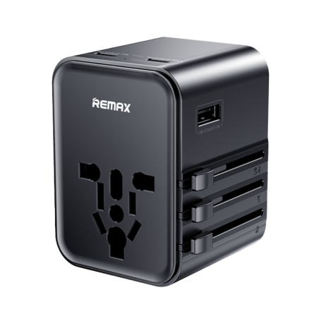 REMAX CM02 Travel Charger – Best Multi-Port Travel Adapter with Fast Output & Global Compatibility