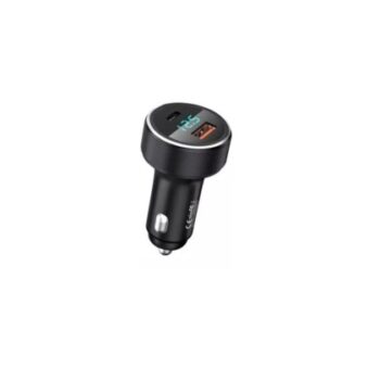 Remax RCC215 Dual Port Salo Car Charger – Best Fast PD & QC Charging with LED Display