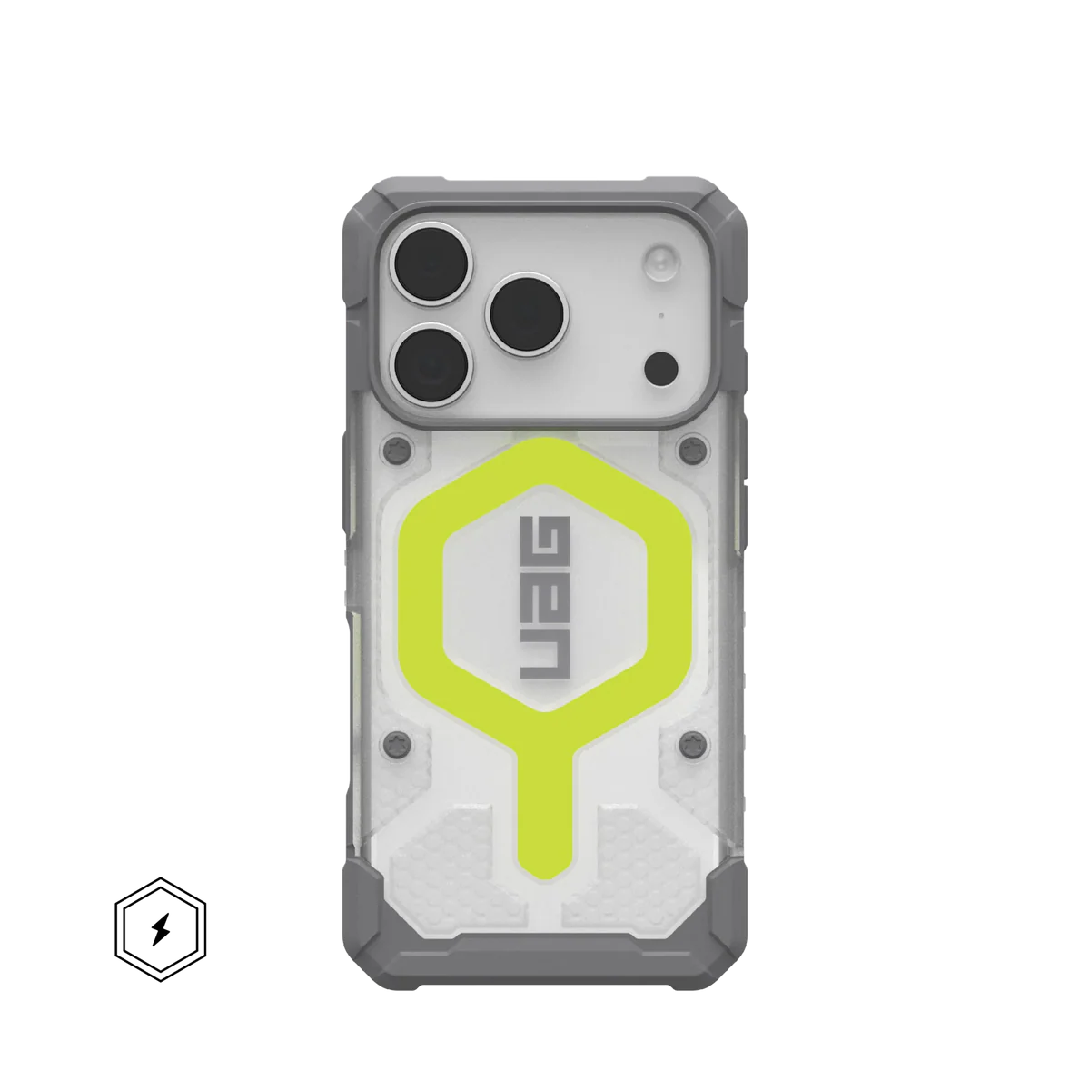 UAG Pathfinder Clear 17 Pro Max Case – Transparent Rugged Protection & MagSafe Compatibility