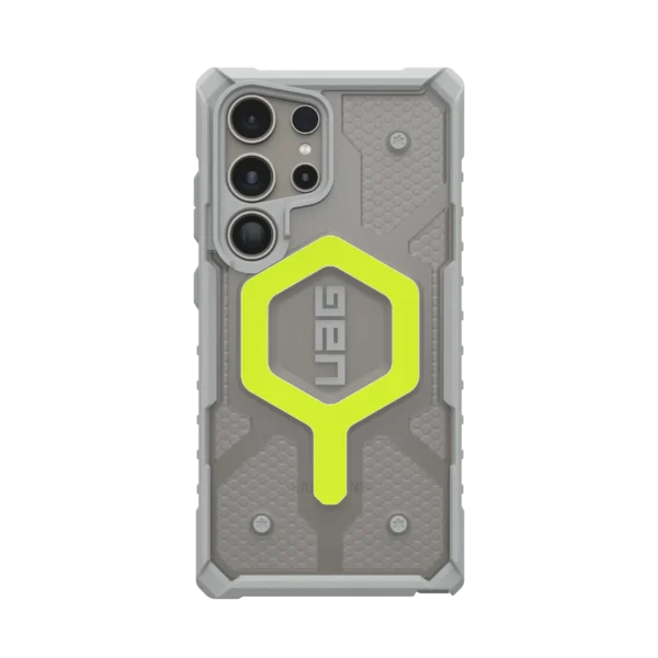 UAG Pathfinder Clear Galaxy S24 Ultra Case – Best Rugged Transparent Protection & Magnetic Wireless Charging