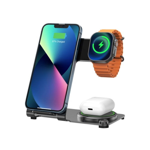 WiWU 15W Power Air 3 In 1 Wireless Charger