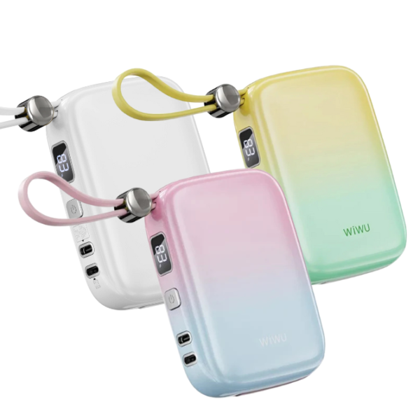 Wiwu 10000mAH Power Bank Monaco Pearl Gradient Color