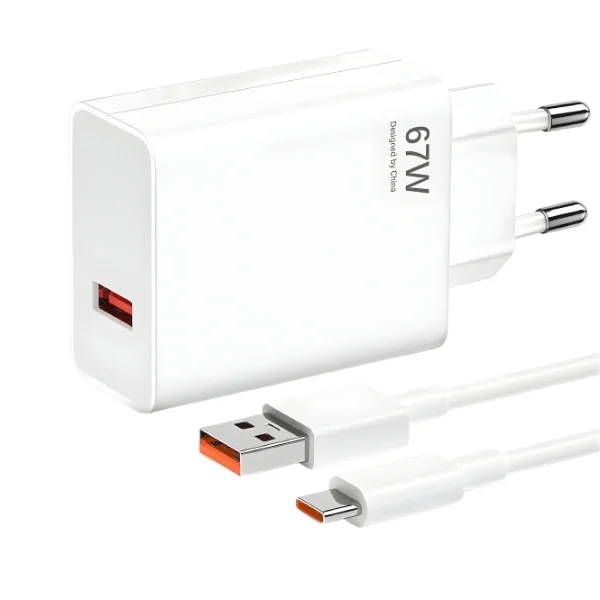 Xiaomi 67W USB to Type-C 2 in 1 Charger - Original GaN Powerful Fast Charging in Sri Lanka | FoneHouse