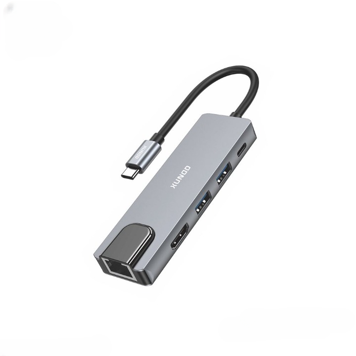 Xundd 5 in 1 Type-C Hub – Multiport USB-C Adapter with HDMI, USB 3.0 & Best PD Charging | FoneHouse Sri Lanka
