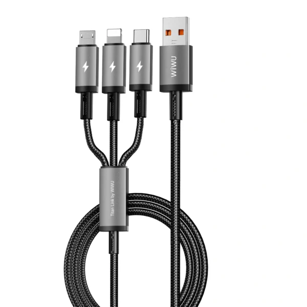 WiWU 1.2m 66W USB A TITAN LINK Series