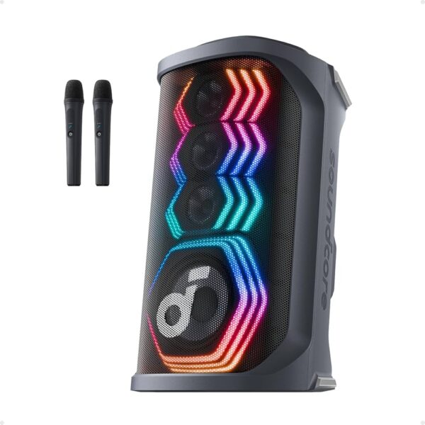 Rave 3S AI Karaoke Party Speaker – 200W Powerful Sound with Dynamic Lighting
