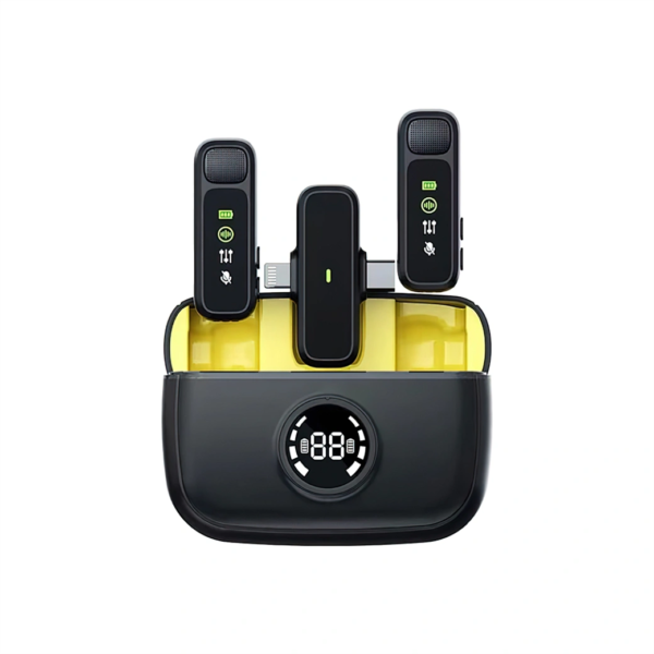 WiWU Wi-WM003 Dual Mini Wireless Microphone – Clear Audio Anywhere